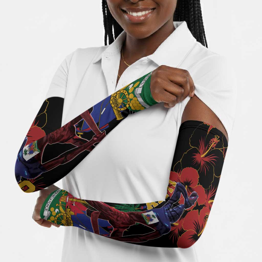 Afro-Haitians Negre Marron Arm Sleeves Libete Egalite Fratenite