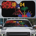 Afro-Haitians Negre Marron Auto Sun Shade Libete Egalite Fratenite
