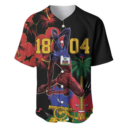 Afro-Haitians Negre Marron Baseball Jersey Libete Egalite Fratenite LT18