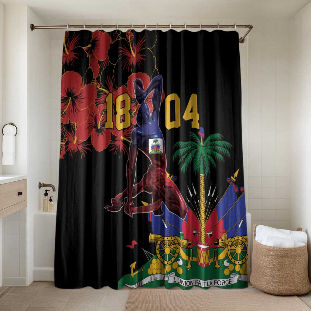 Afro-Haitians Negre Marron Bathroom Set Libete Egalite Fratenite