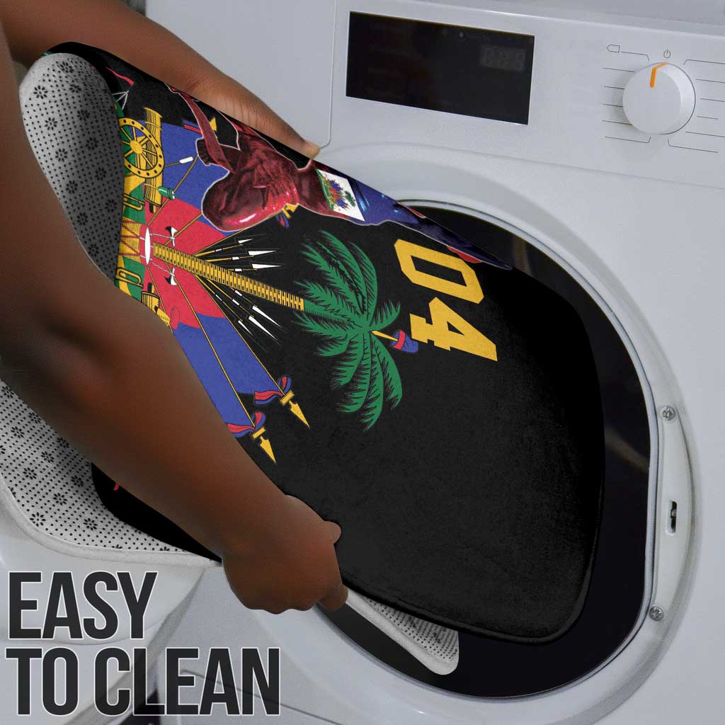 Afro-Haitians Negre Marron Bathroom Set Libete Egalite Fratenite