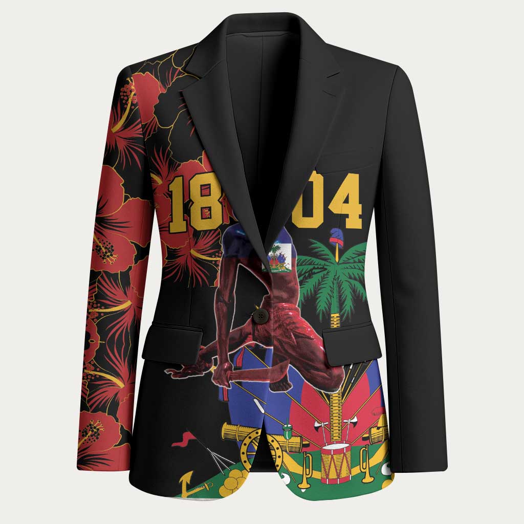 Afro-Haitians Negre Marron Blazer Libete Egalite Fratenite