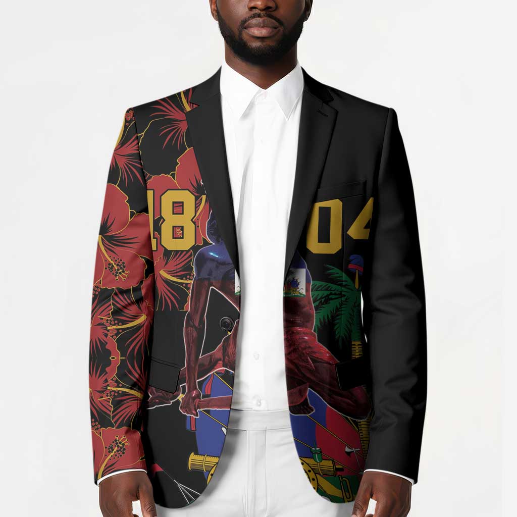 Afro-Haitians Negre Marron Blazer Libete Egalite Fratenite