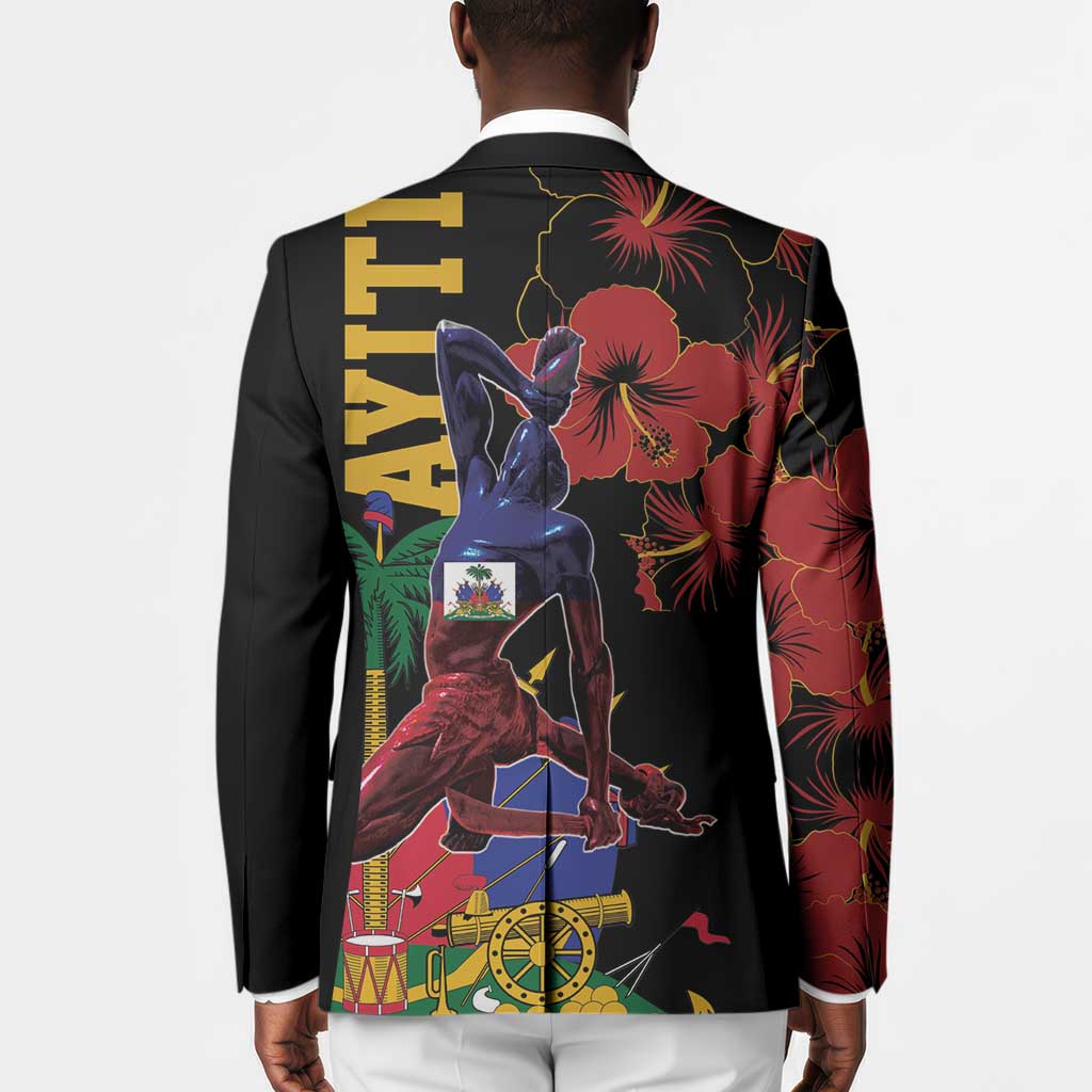 Afro-Haitians Negre Marron Blazer Libete Egalite Fratenite