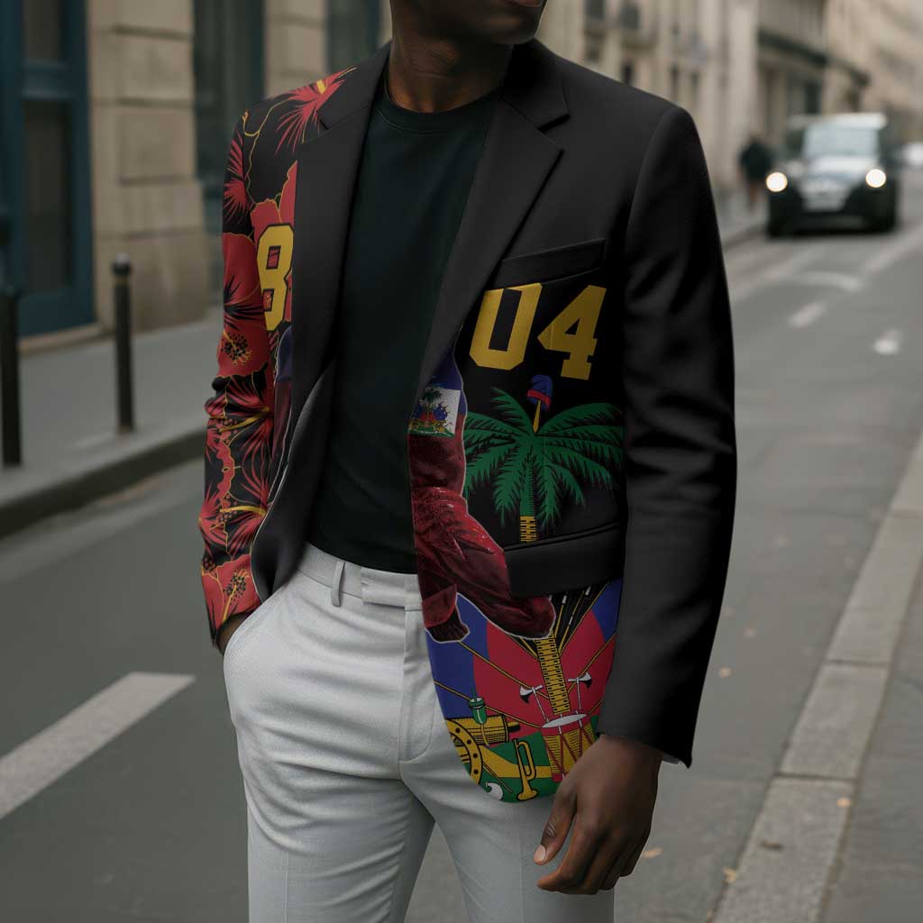 Afro-Haitians Negre Marron Blazer Libete Egalite Fratenite