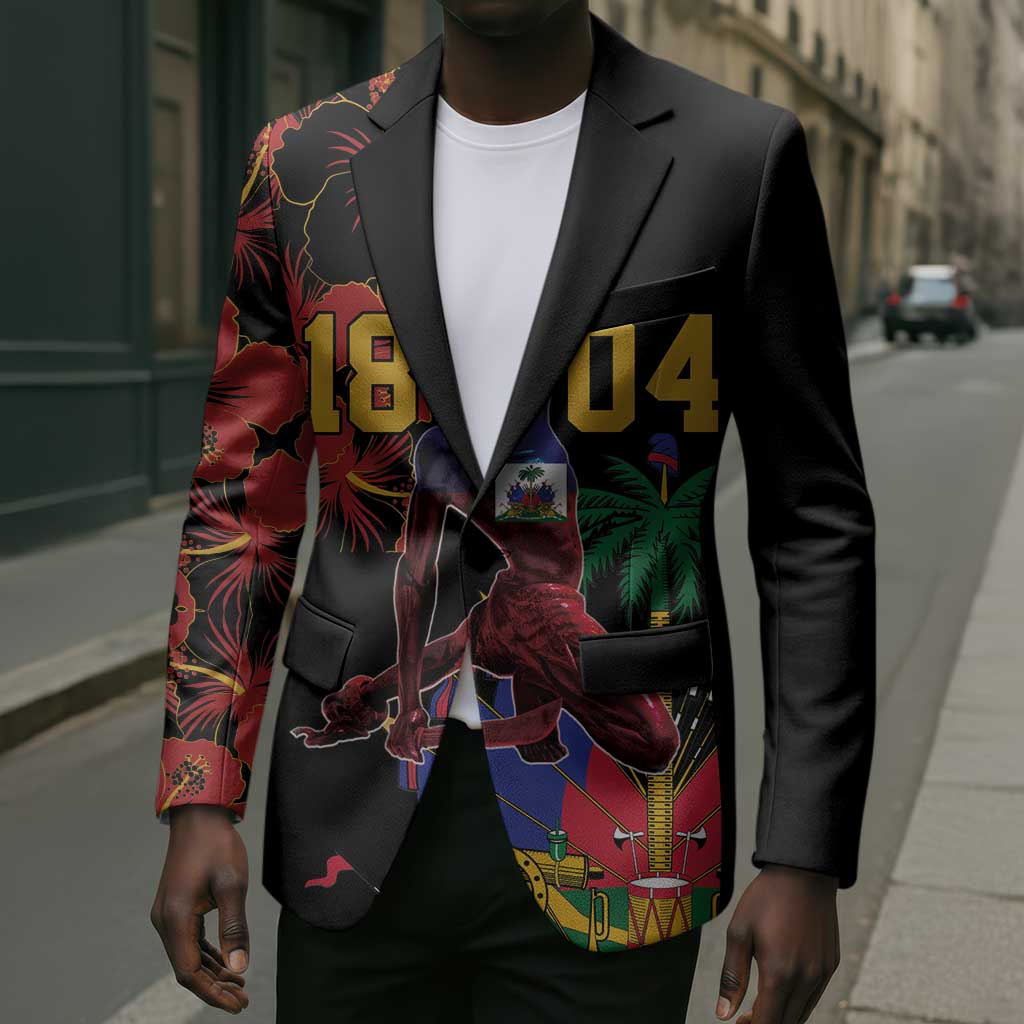 Afro-Haitians Negre Marron Blazer Libete Egalite Fratenite