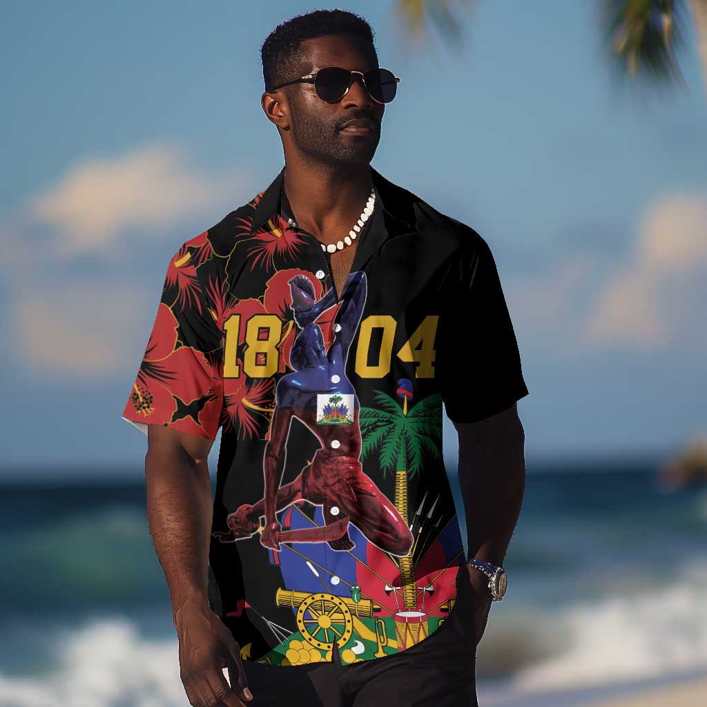 Afro-Haitians Negre Marron Hawaiian Shirt Libete Egalite Fratenite LT18
