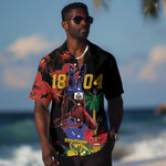 Afro-Haitians Negre Marron Hawaiian Shirt Libete Egalite Fratenite LT18