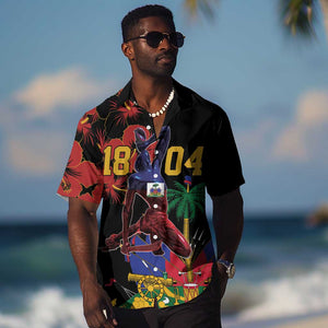Afro-Haitians Negre Marron Hawaiian Shirt Libete Egalite Fratenite LT18