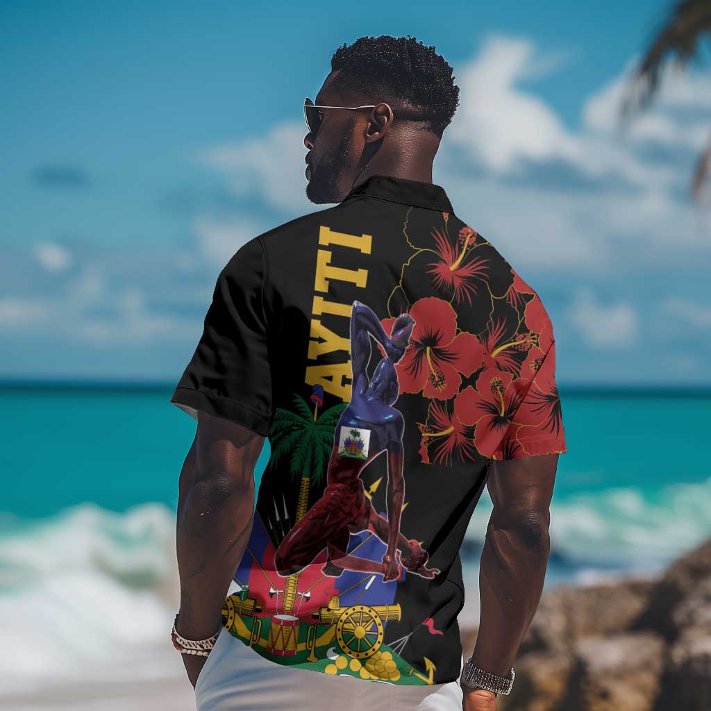 Afro-Haitians Negre Marron Hawaiian Shirt Libete Egalite Fratenite LT18
