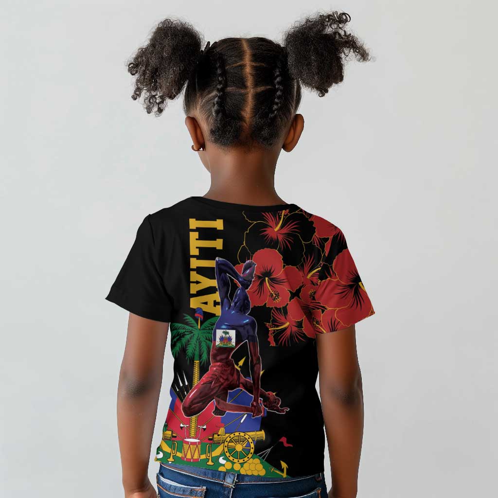 Afro-Haitians Negre Marron Kid T shirt Libete Egalite Fratenite LT18