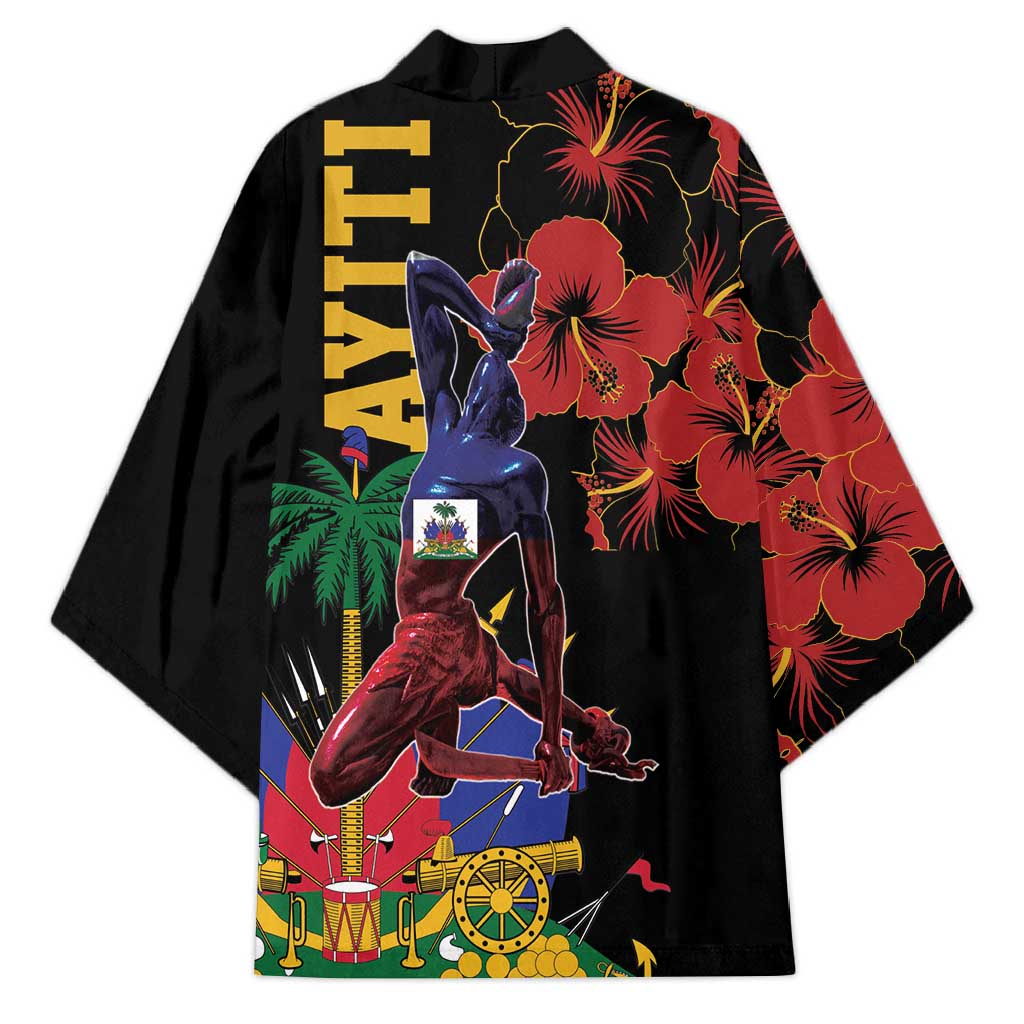 Afro-Haitians Negre Marron Kimono Libete Egalite Fratenite