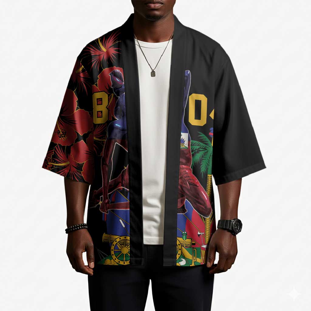 Afro-Haitians Negre Marron Kimono Libete Egalite Fratenite
