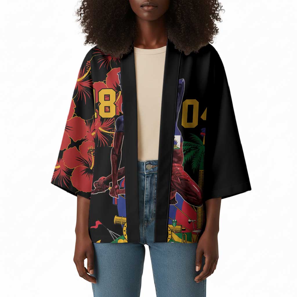Afro-Haitians Negre Marron Kimono Libete Egalite Fratenite