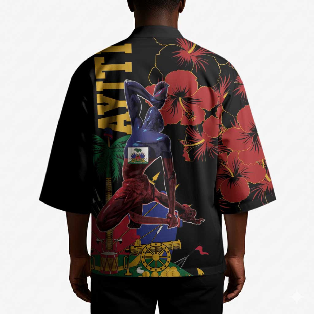 Afro-Haitians Negre Marron Kimono Libete Egalite Fratenite