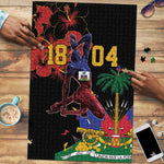 Afro-Haitians Negre Marron Puzzle Libete Egalite Fratenite