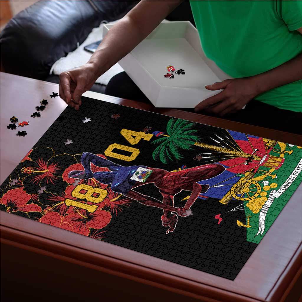 Afro-Haitians Negre Marron Puzzle Libete Egalite Fratenite