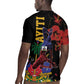 Afro-Haitians Negre Marron Rugby Jersey Libete Egalite Fratenite LT18