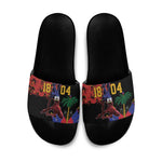 Afro-Haitians Negre Marron Slide Sandals Libete Egalite Fratenite