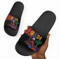 Afro-Haitians Negre Marron Slide Sandals Libete Egalite Fratenite