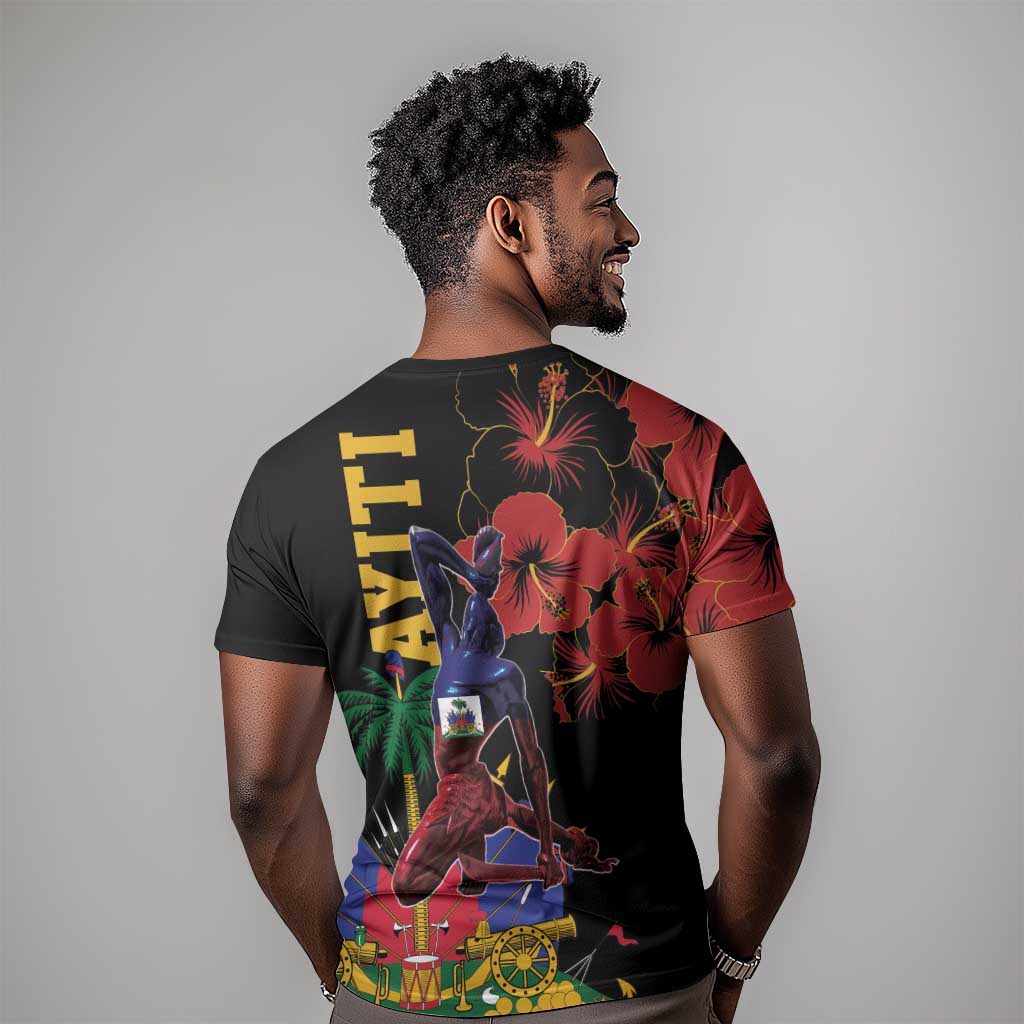 Afro-Haitians Negre Marron T shirt Libete Egalite Fratenite LT18