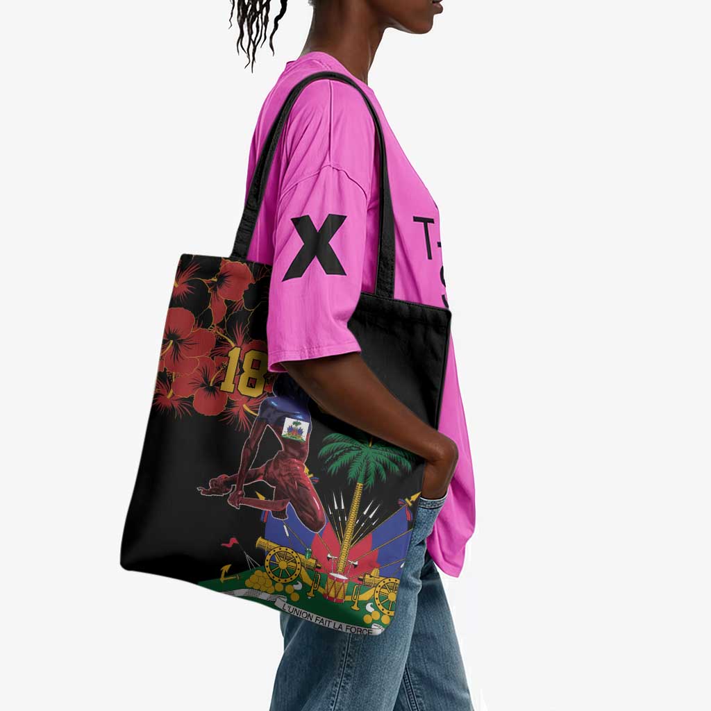 Afro-Haitians Negre Marron Tote Bag Libete Egalite Fratenite