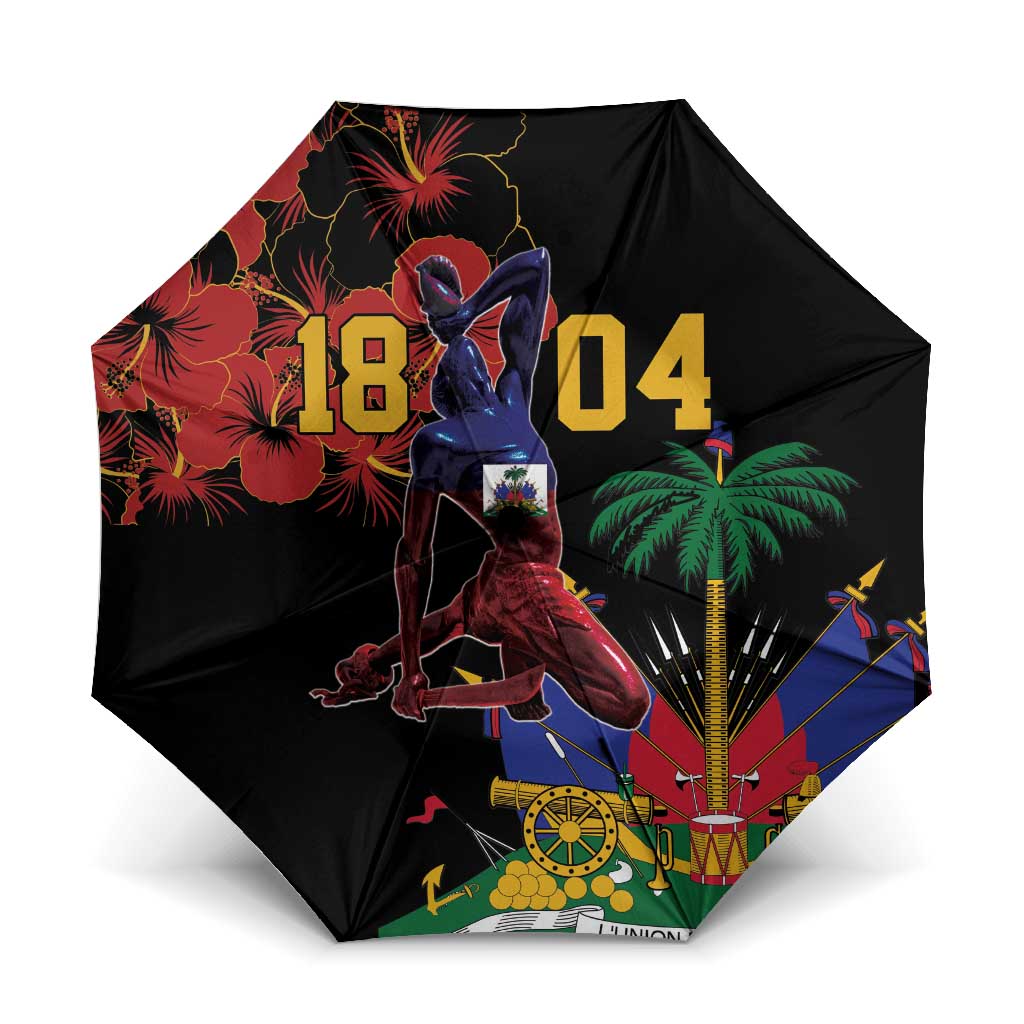 Afro-Haitians Negre Marron Umbrella Libete Egalite Fratenite