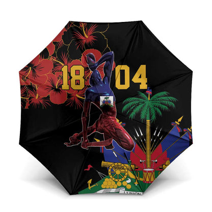 Afro-Haitians Negre Marron Umbrella Libete Egalite Fratenite