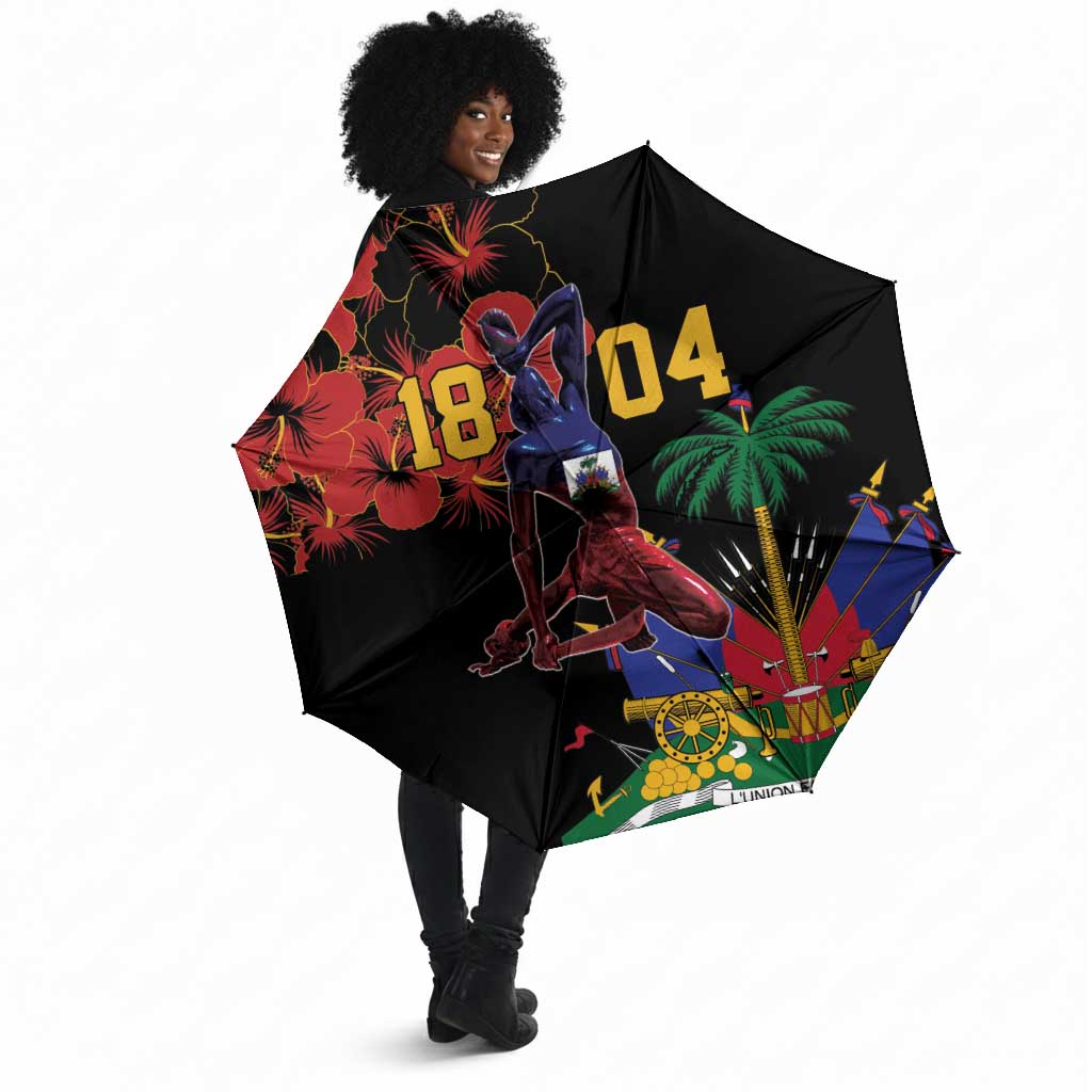 Afro-Haitians Negre Marron Umbrella Libete Egalite Fratenite