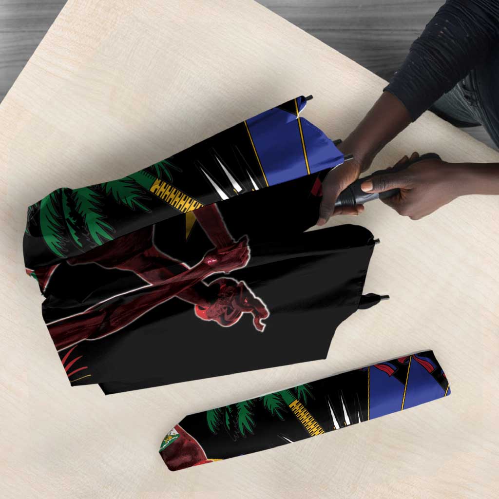 Afro-Haitians Negre Marron Umbrella Libete Egalite Fratenite