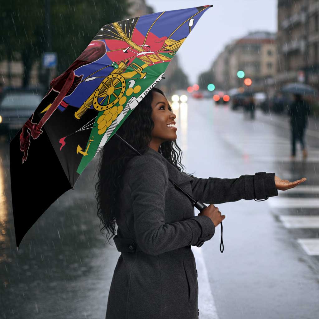 Afro-Haitians Negre Marron Umbrella Libete Egalite Fratenite