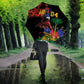 Afro-Haitians Negre Marron Umbrella Libete Egalite Fratenite