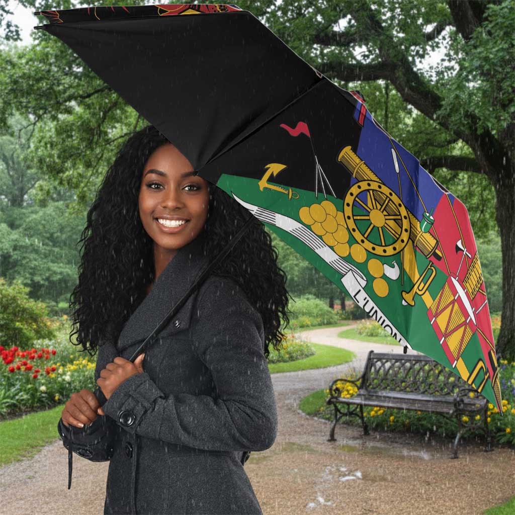 Afro-Haitians Negre Marron Umbrella Libete Egalite Fratenite