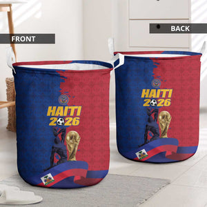 Afro-Haitians Football Laundry Basket Les Grenadiers 2026 World Football - African Pride