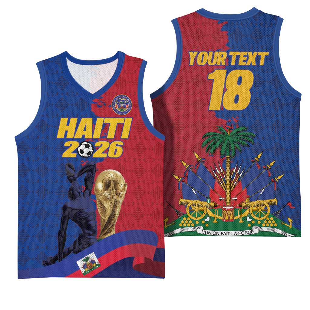 Custom Afro-Haitians Football Basketball Jersey Les Grenadiers 2026 World Football - African Pride