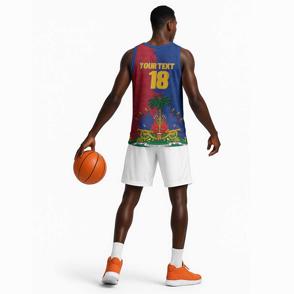 Custom Afro-Haitians Football Basketball Jersey Les Grenadiers 2026 World Football - African Pride