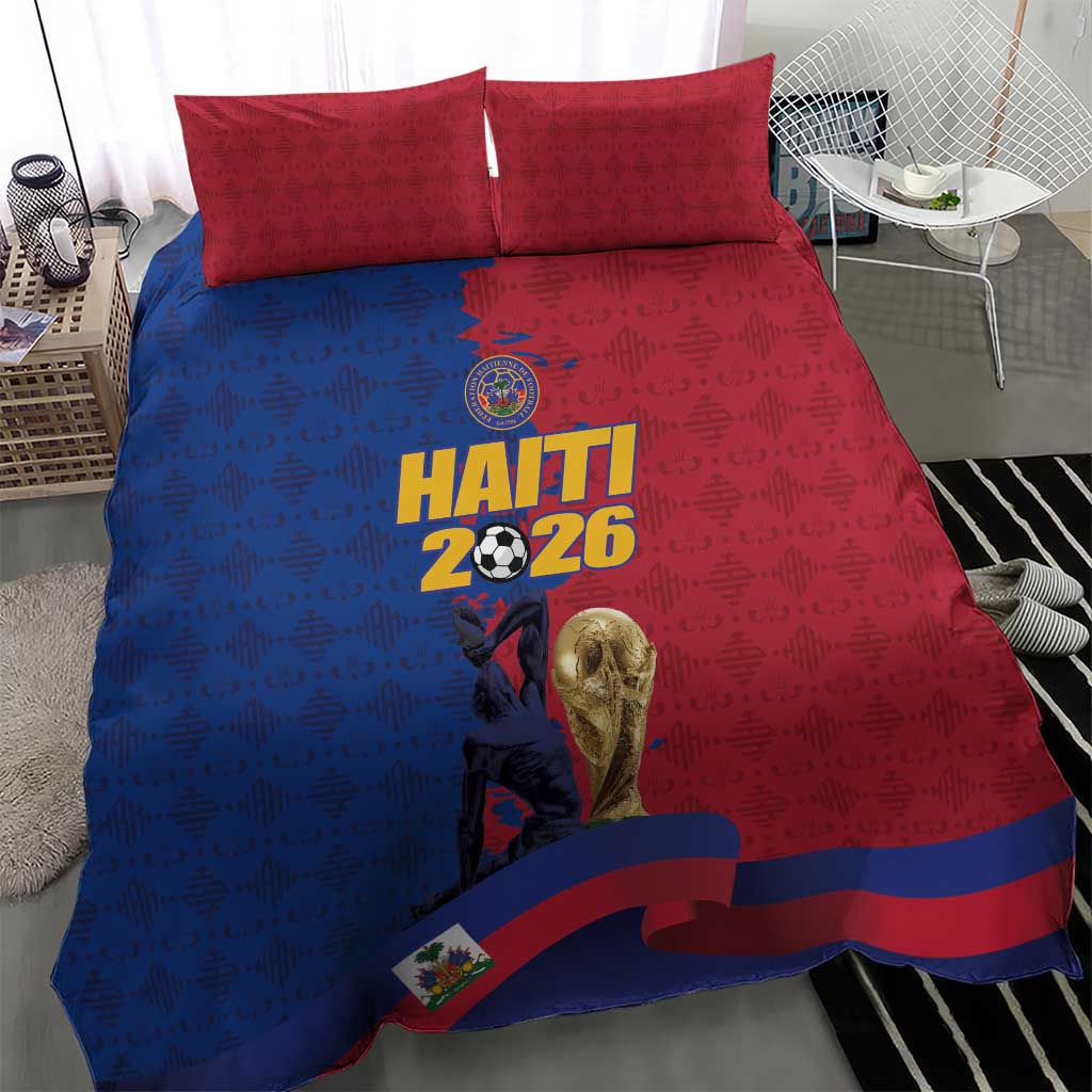 Afro-Haitians Football Bedding Set Les Grenadiers 2026 World Football - African Pride