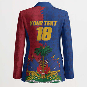 Custom Afro-Haitians Football Blazer Les Grenadiers 2026 World Football - African Pride