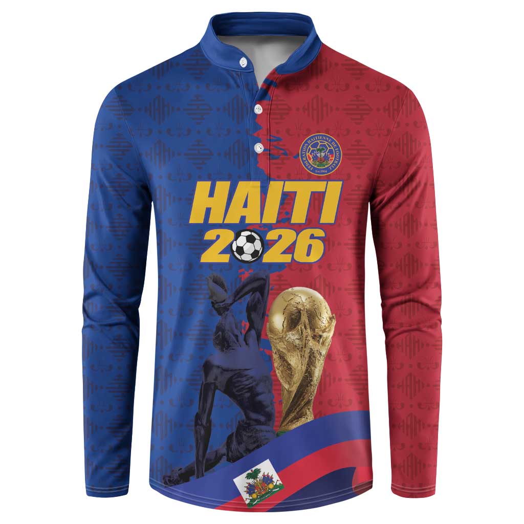 Custom Afro-Haitians Football Button Sweatshirt Les Grenadiers 2026 World Football