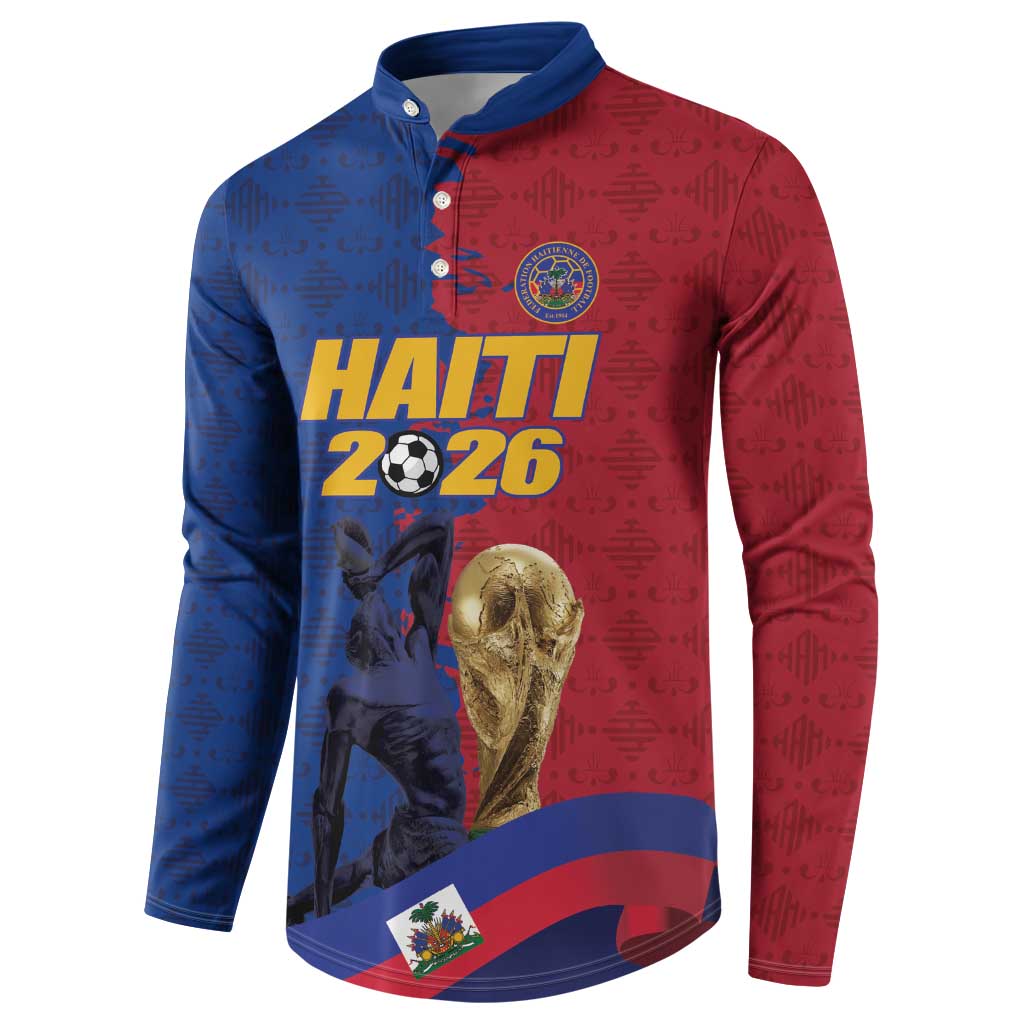 Custom Afro-Haitians Football Button Sweatshirt Les Grenadiers 2026 World Football