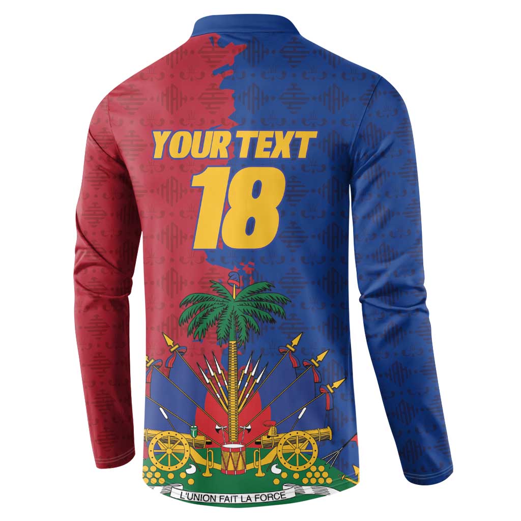 Custom Afro-Haitians Football Button Sweatshirt Les Grenadiers 2026 World Football