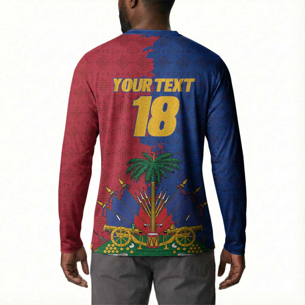 Custom Afro-Haitians Football Button Sweatshirt Les Grenadiers 2026 World Football