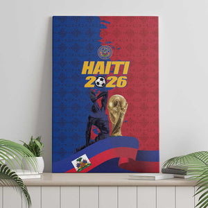 Afro-Haitians Football Canvas Wall Art Les Grenadiers 2026 World Football - African Pride