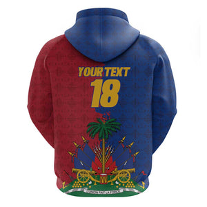 Custom Afro-Haitians Football Hoodie Les Grenadiers 2026 World Football - African Pride