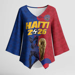 Custom Afro-Haitians Football Kimono Sleeve Blouse Les Grenadiers 2026 World Football - African Pride
