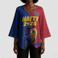 Custom Afro-Haitians Football Kimono Sleeve Blouse Les Grenadiers 2026 World Football - African Pride