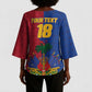 Custom Afro-Haitians Football Kimono Sleeve Blouse Les Grenadiers 2026 World Football - African Pride