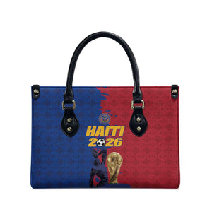 Afro-Haitians Football Leather Bag Les Grenadiers 2026 World Football - African Pride