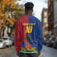 Custom Afro-Haitians Football Long Sleeve Shirt Les Grenadiers 2026 World Football - African Pride