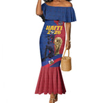 Custom Afro-Haitians Football Mermaid Dress Les Grenadiers 2026 World Football - African Pride